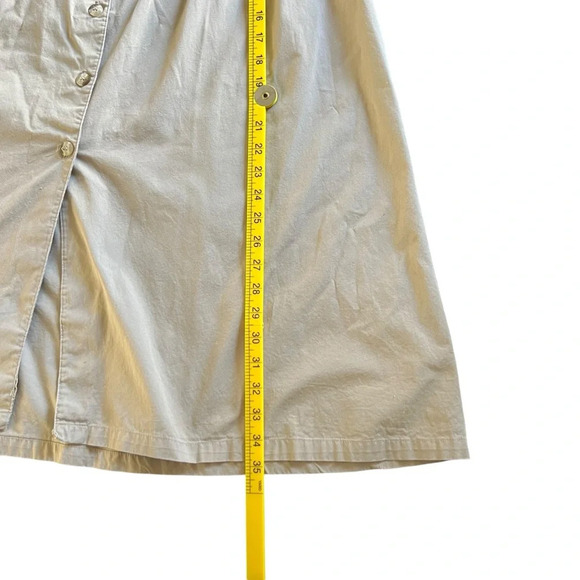 White Stag Vintage Button Down Maxi Skirt Khaki Size 14 - Picture 6 of 7